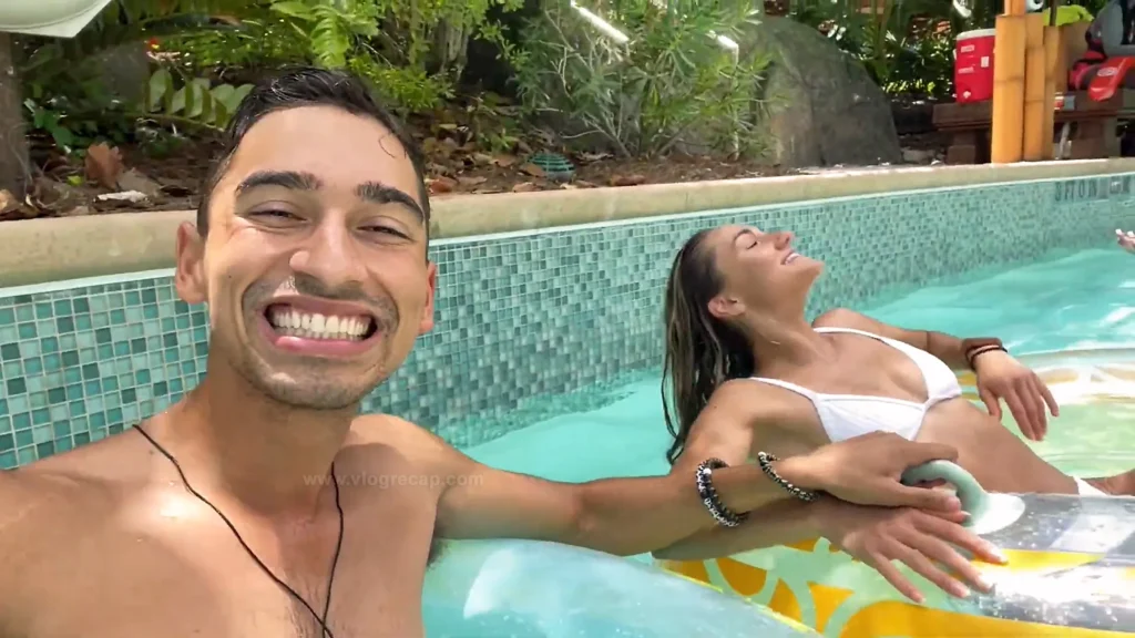 JoJo Crichton and Mel Breaux at Volcano Bay