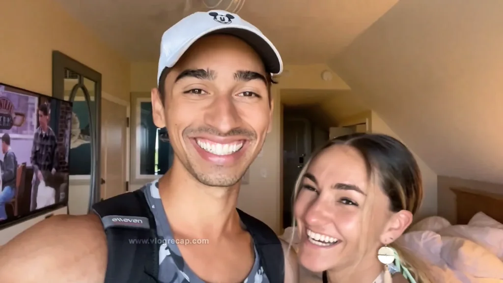 JoJo Crichton and Melanie Breaux in their room at Disney's Vero Beach Resort