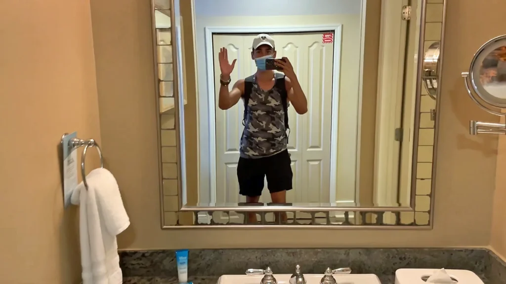 JoJo in his room at Disney's Vero Beach Resort