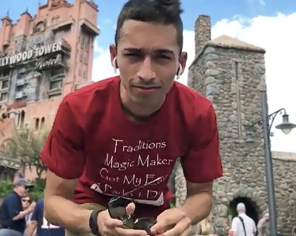 JoJo Crichton dancing at Disney's Hollywood Studios
