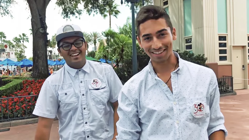 Duke Nainoa Gima and JoJo Crichton at Disney's Hollywood Studios