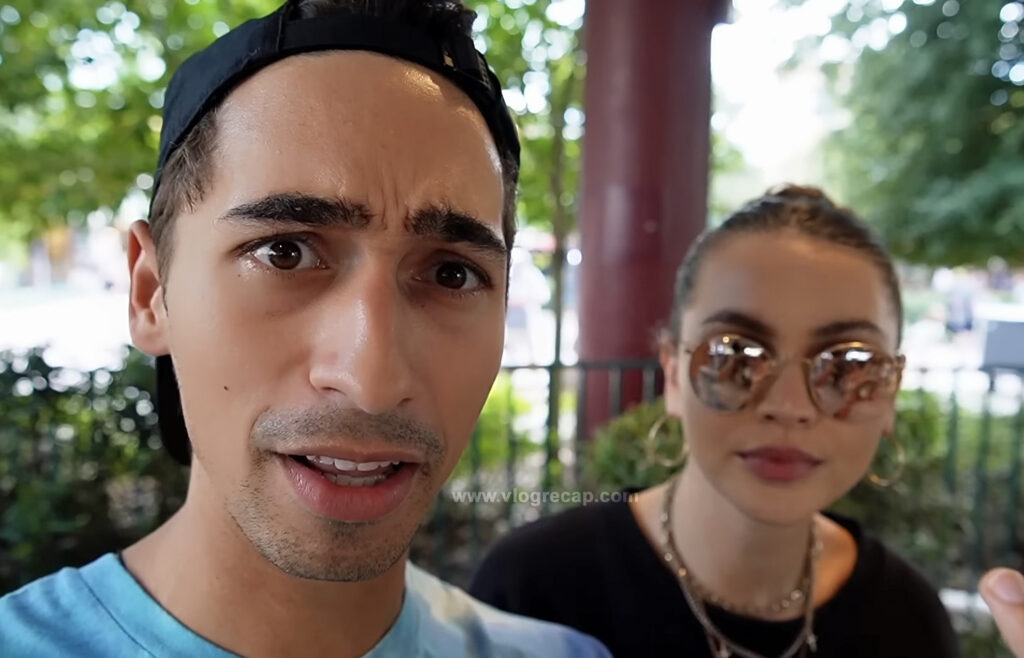 JoJo Crichton and girlfriend Krista Lynn at Disney's Hollywood Studios
