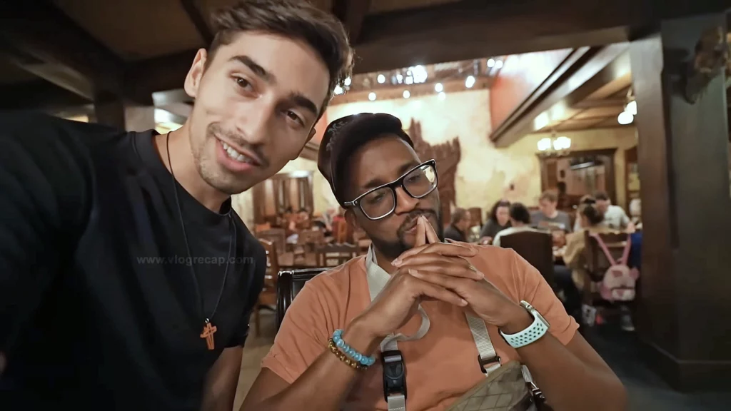 JoJo Crichton and sWooZie (Adande Thorne) at Yak & Yet's in Disney's Animal Kingdom