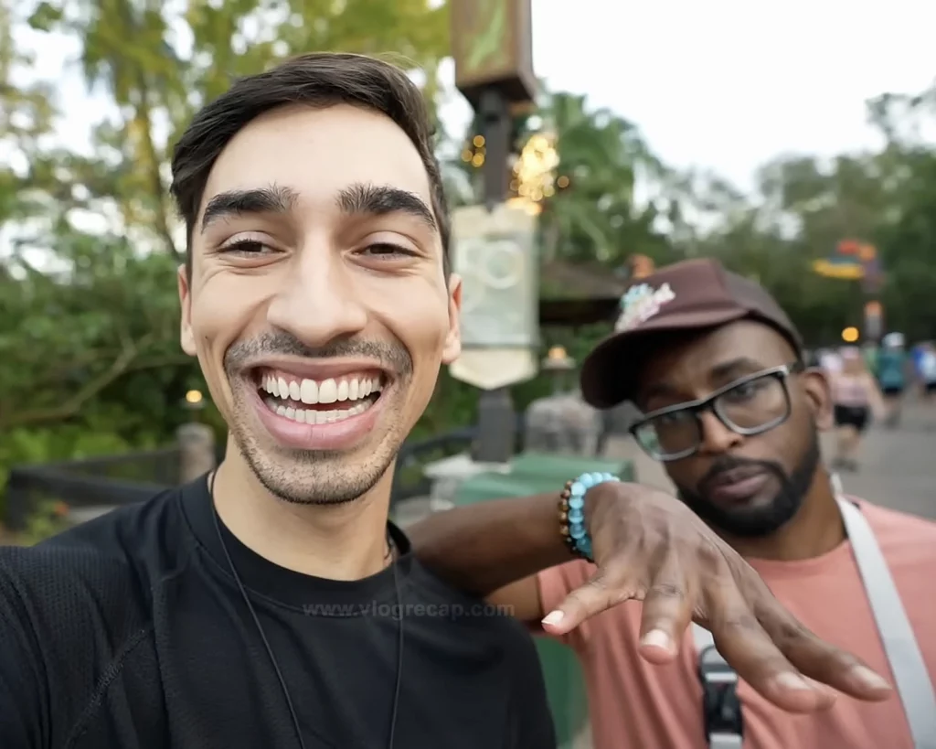 JoJo Crichton and sWooZie (Adande Thorne) in Disney's Animal Kingdom