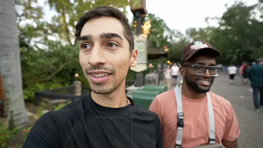 JoJo Crichton and sWooZie (Adande Thorne) at Disney's Animal Kingdom
