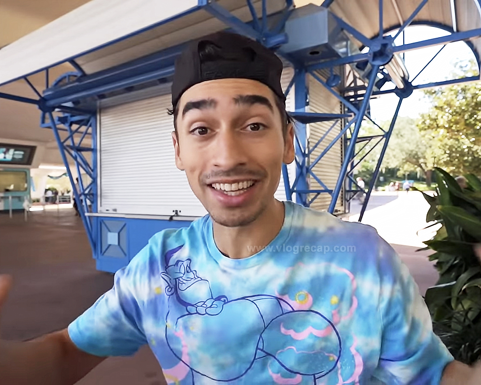 Jonathan Crichton in Epcot at Walt Disney World