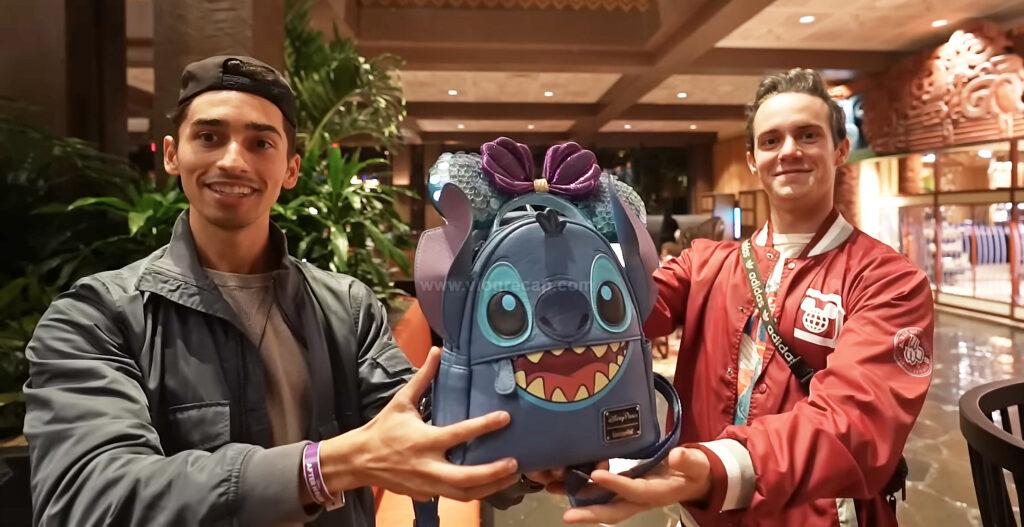 JoJo Crichton and Nick Lamb making a thumbnail
