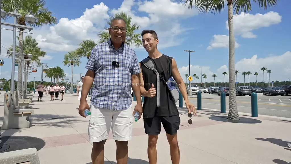 JoJo Crichton and his dad Noel Crichton on father-son outing at Disney's Hollywood Studios