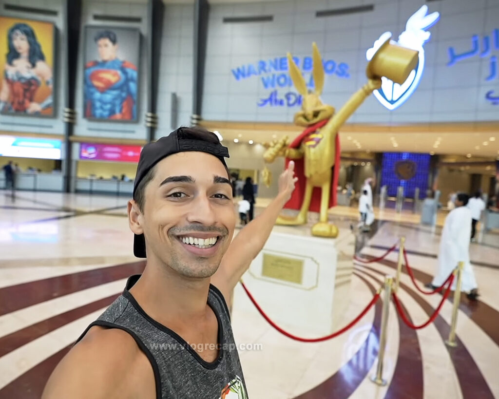 JoJo Crichton at Warner Bros World in Abu Dhabi