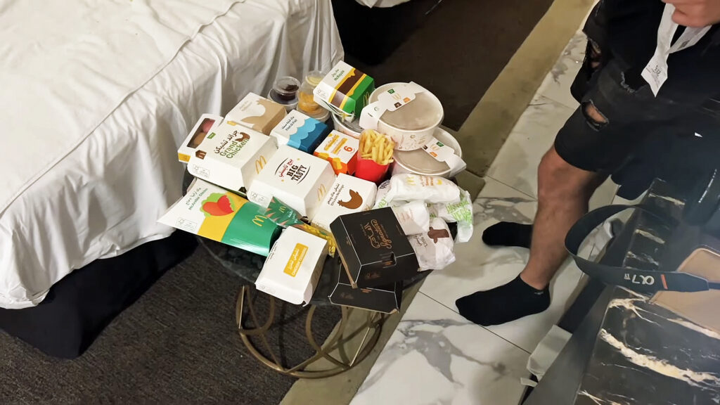 JoJo Crichton trying all menu items from Dubai McDonalds