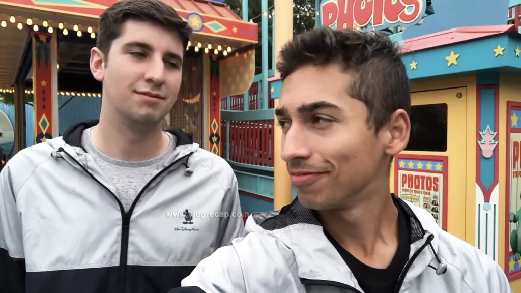 Austin Wheeling and JoJo Crichton in Dinoland at Animal Kingdom