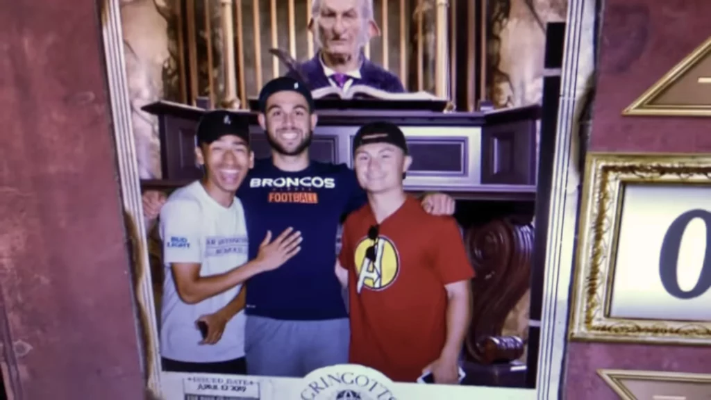 JoJo Crichton in Gringotts ride photo