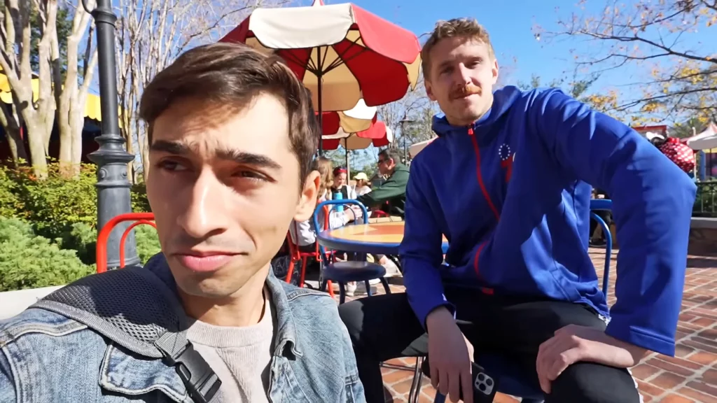 JoJo Crichton and Sean Kloss finishing their walk through Magic Kingdom