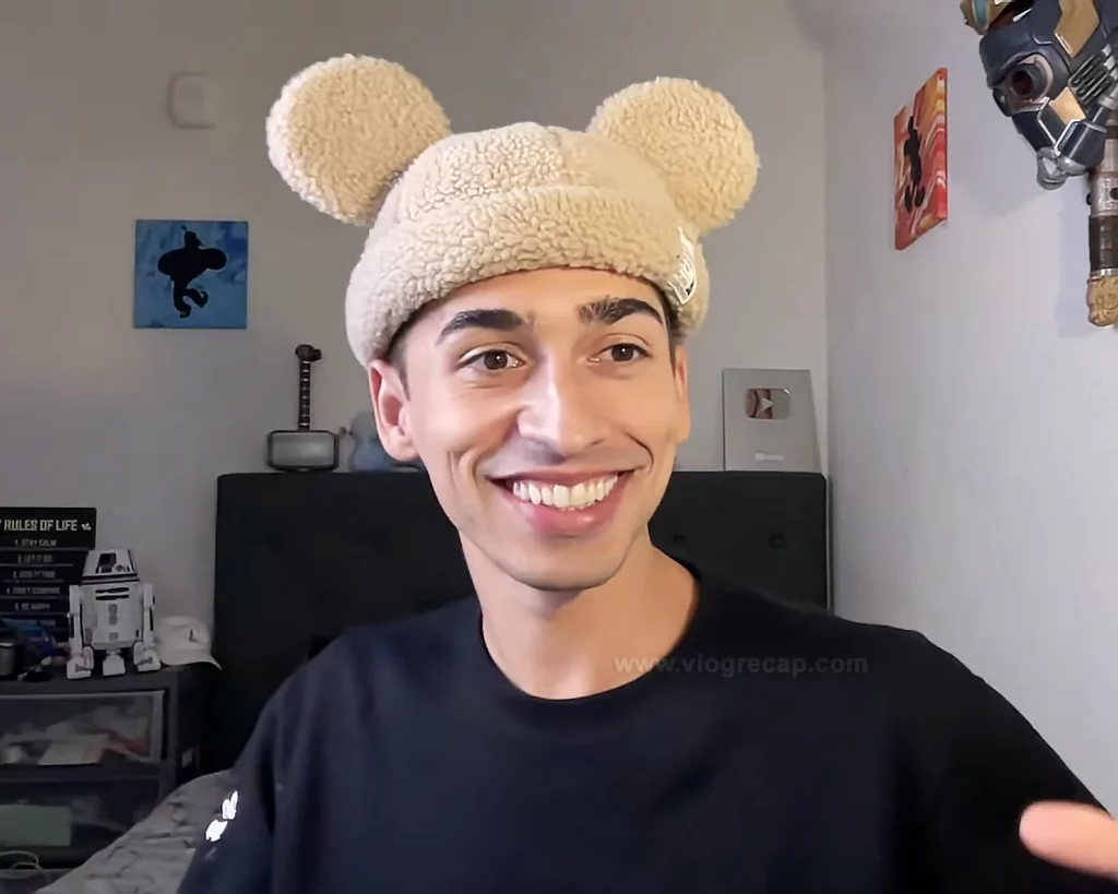 Jonathan Crichton aka JoJo Crichton of JoJo's World doing a livestream from his apartment
