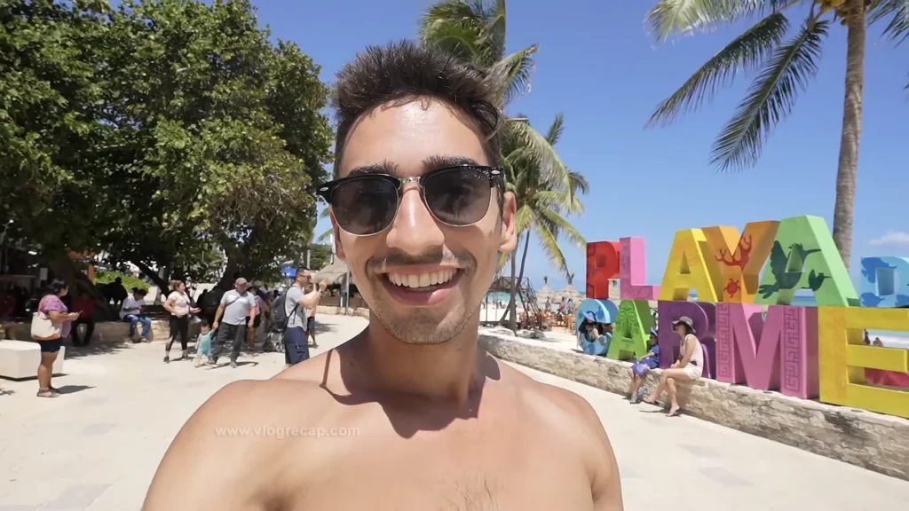 JoJo Crichton at Playa del Carmen