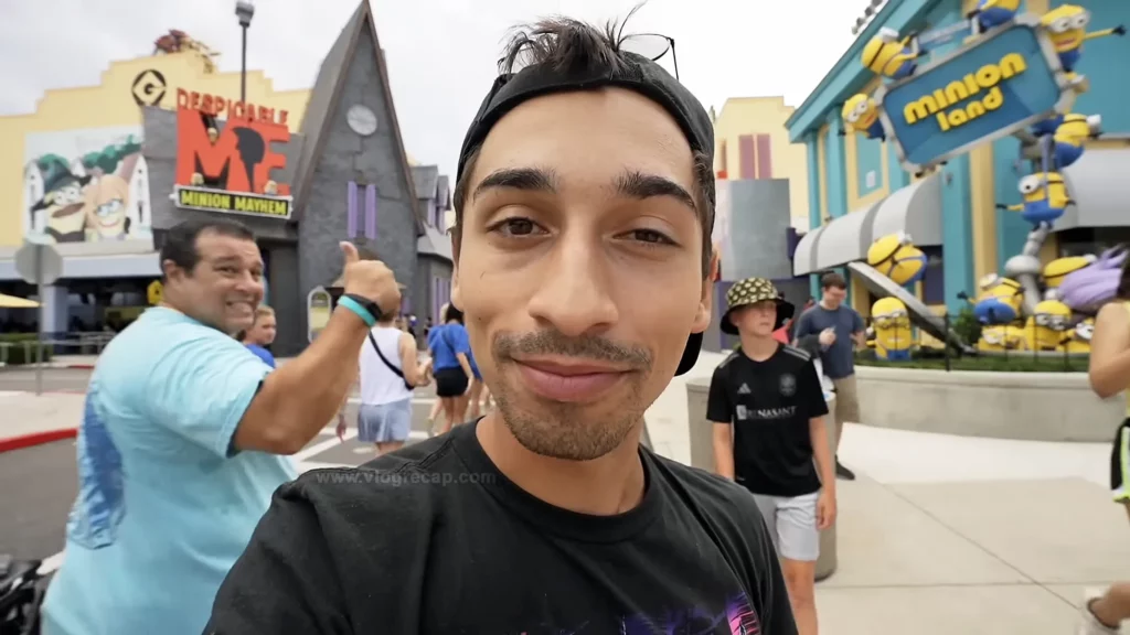 JoJo Crichton visiting Minion Land