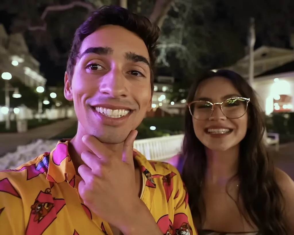 JoJo Crichton and girlfriend Krista Lynn at the Boardwalk in Walt Disney World