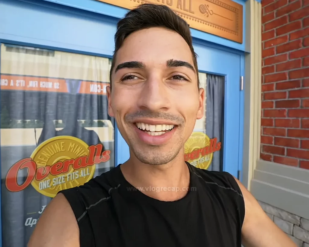 JoJo Crichton at Universal Studios Orlando discussing Halloween Horror Nights