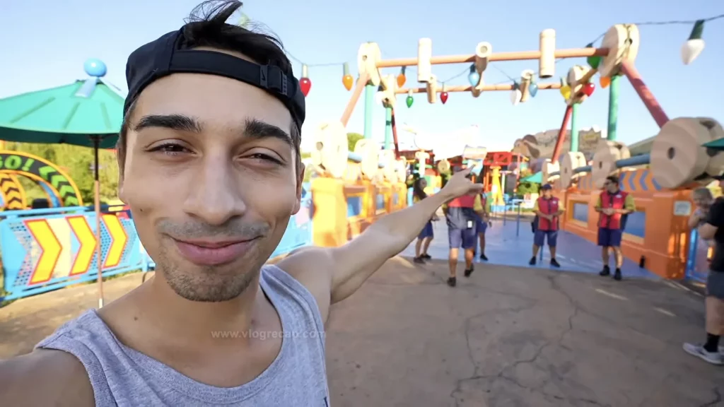 JoJo Crichton at Slinky Dog Dash in Toy Story Land