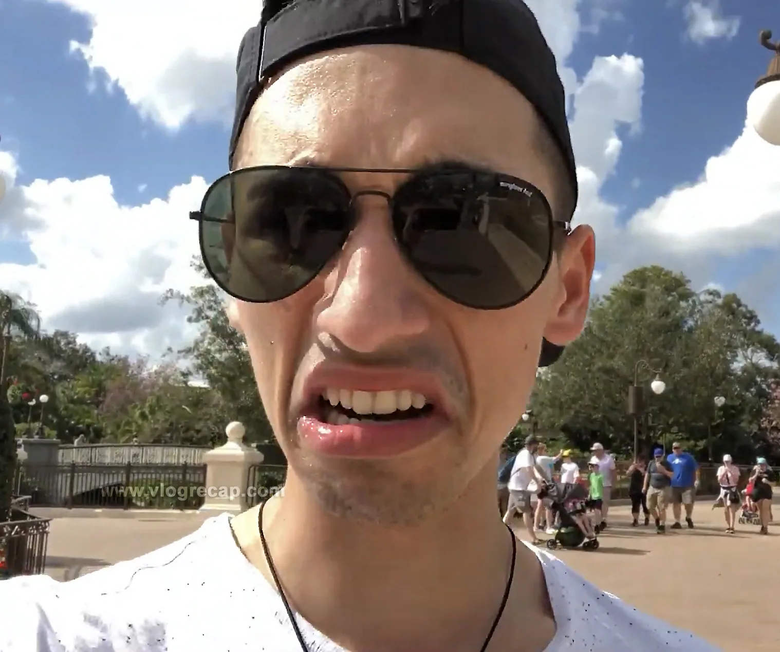 JoJo Crichton in Magic Kingdom hit with bird dropping