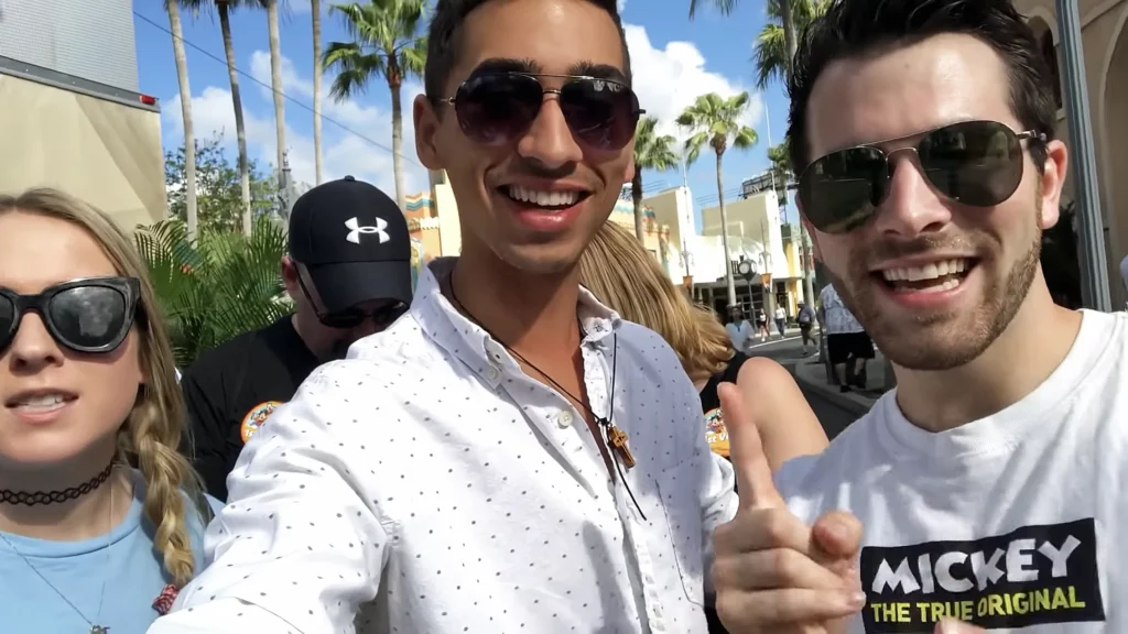 Taylor, JoJo Crichton and Kyle Pallo at Disney's Hollywood Studios