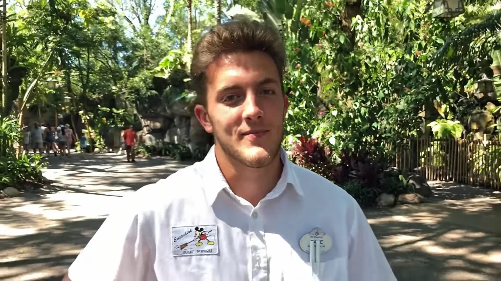 Zane Burk in DCP working in Custodial at Disney's Animal Kingdom.