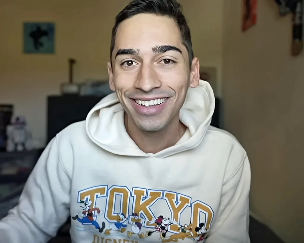 JoJo Crichton in his apartment