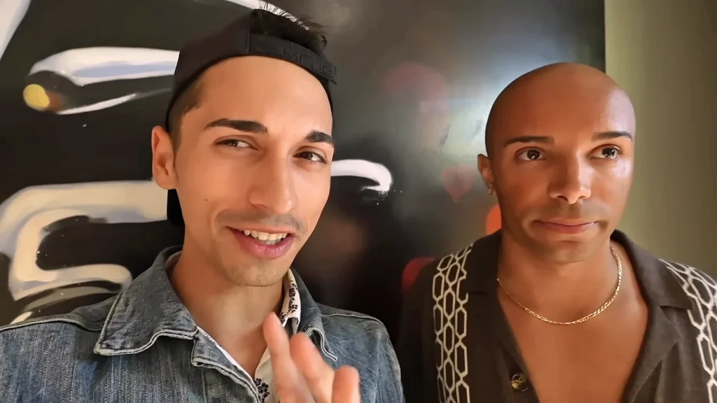 JoJo Crichton and Jason Jeter, aka showmelovejete) discuss the show Persephone on Virgin Voyages' Resilient Lady