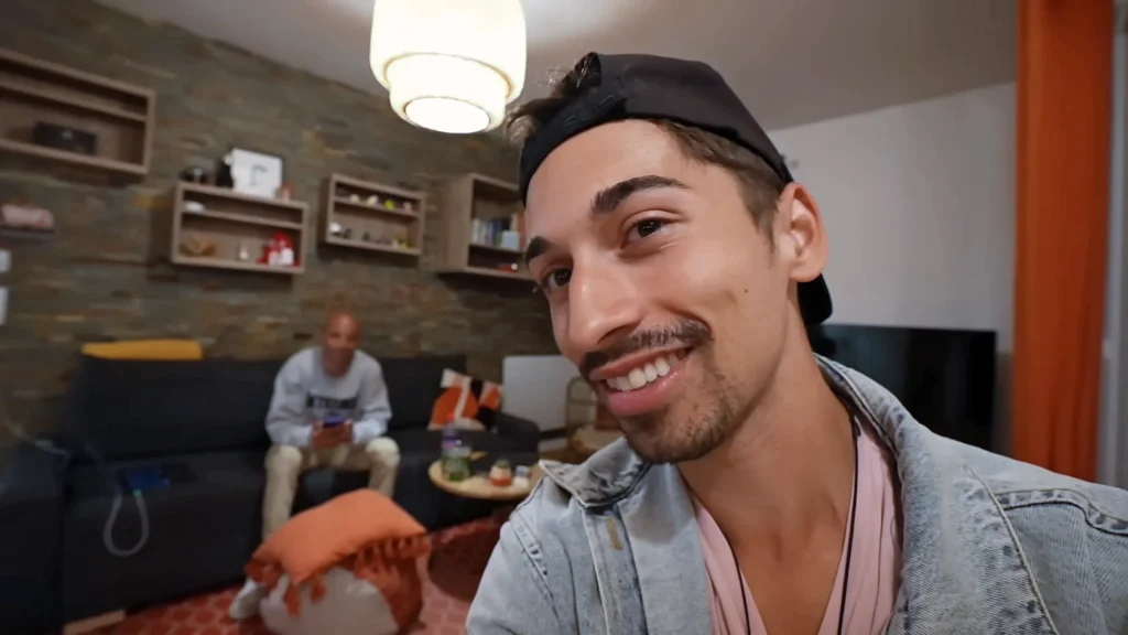 Jete (Jason Jeter aka showmelovejete) and JoJo Crichton at the Airbnb near Disneyland Paris