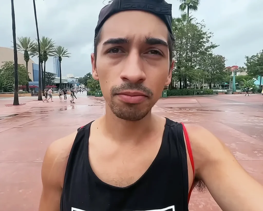 JoJo Crichton at Disney's Hollywood Studios after Hurricane Idalia