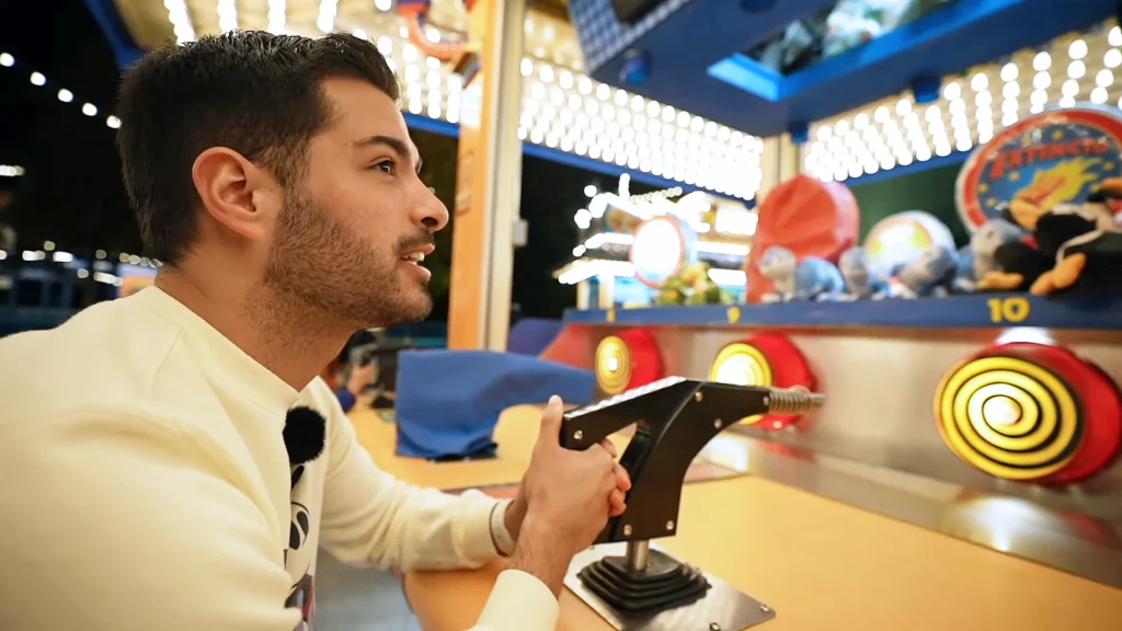 Kevin Mendez at Fossil Fun Games in Dinoland