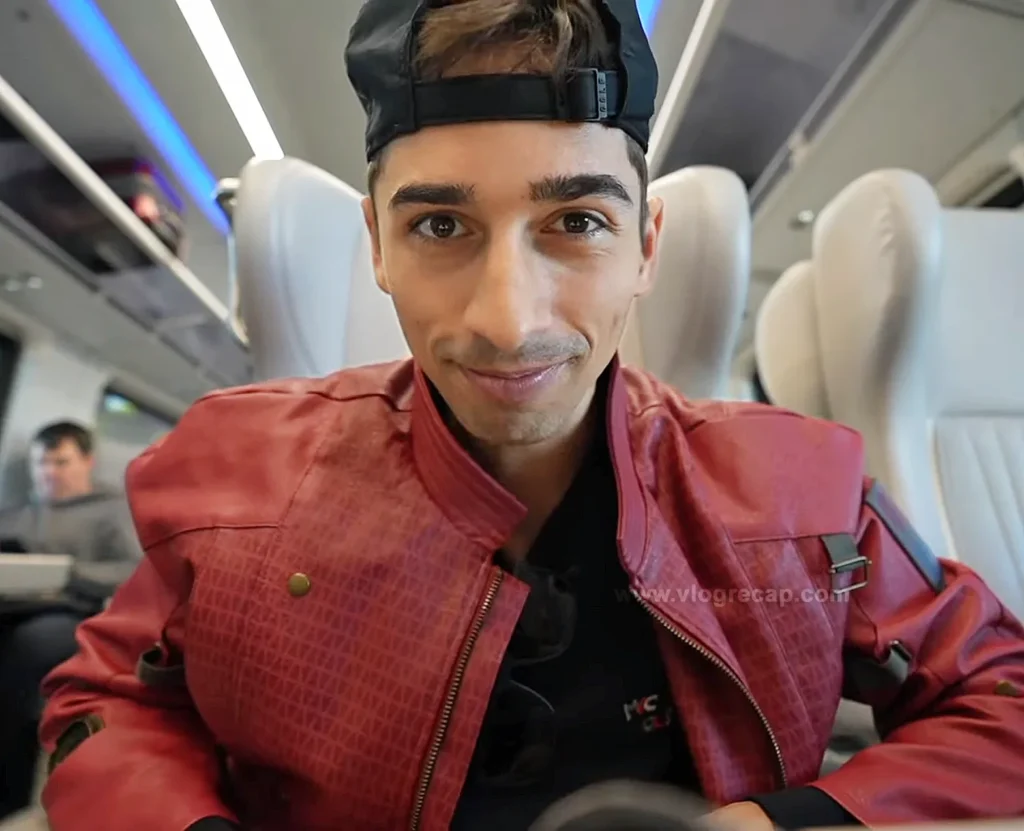 JoJo Crichton the Brightline train from Orlando to Fort Lauderdale