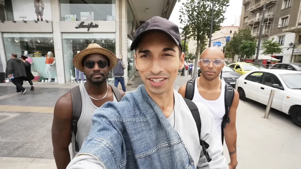 Shiplife J, JoJo, and Jete in Piraeus, before boarding ship