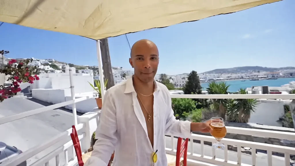 Jason "Jete" Jeter at Mykonos, Greece
