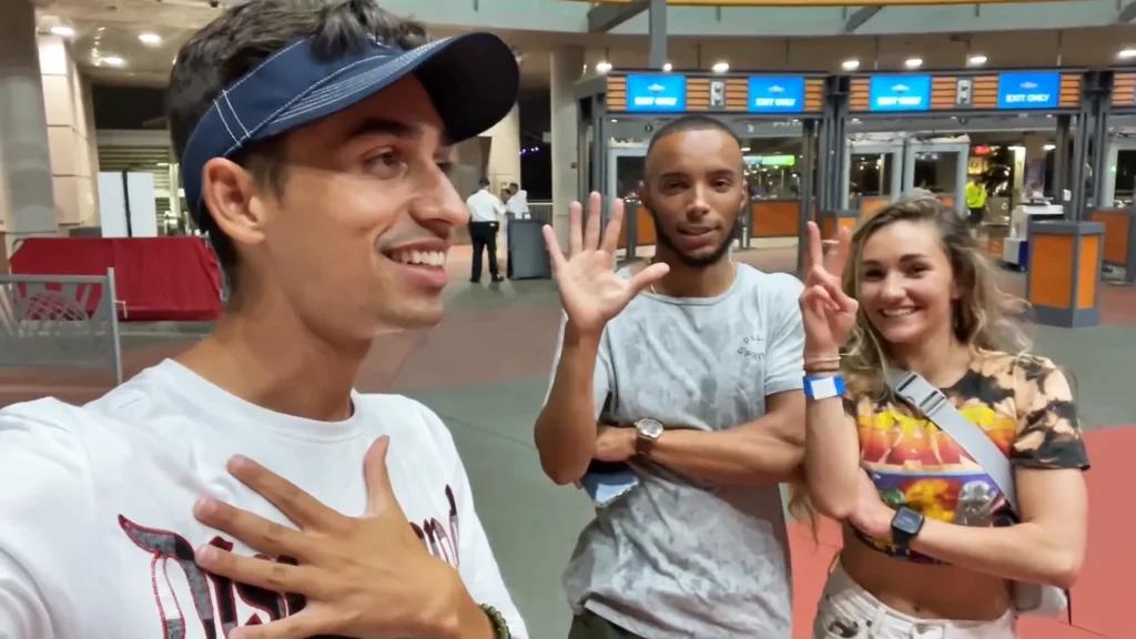 JoJo Crichton, Jason Jeter, and Mel Breaux at Universal's CityWalk
