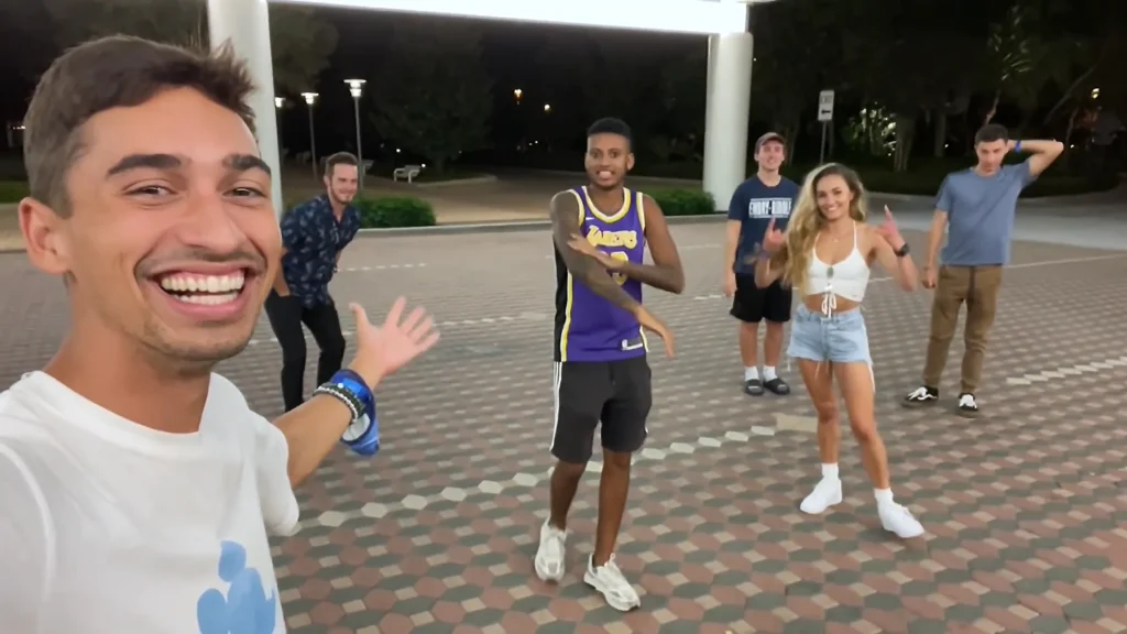 JoJo Crichton, Mel Breaux, and friends at Disney's Contemporary Resort