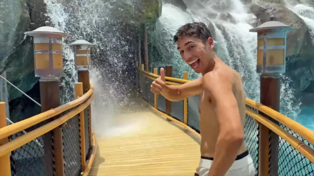 JoJo Crichton about to get wet